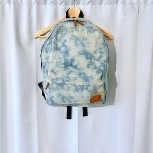 vans denim backpack